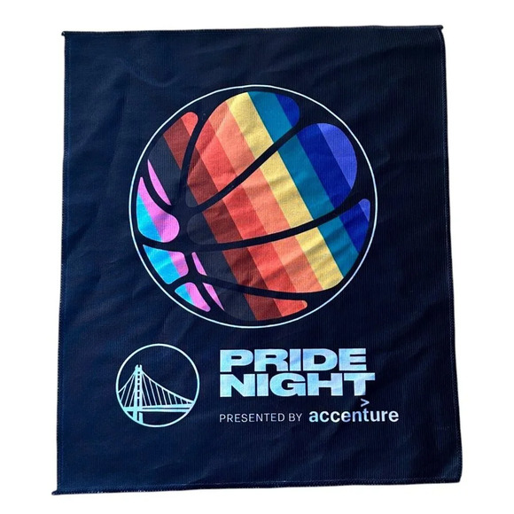 GSW Golden State Warriors 2024-2025 PRIDE NIGHT Rally Towel - Picture 1 of 6